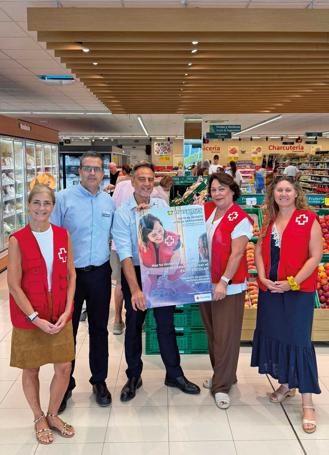 Masymas Supermercados (Juan Fornés) y Cruz Roja lanzan una campaña para reforzar el proyecto ‘Promoción de Éxito Escolar’ en la Comunidad Valenciana