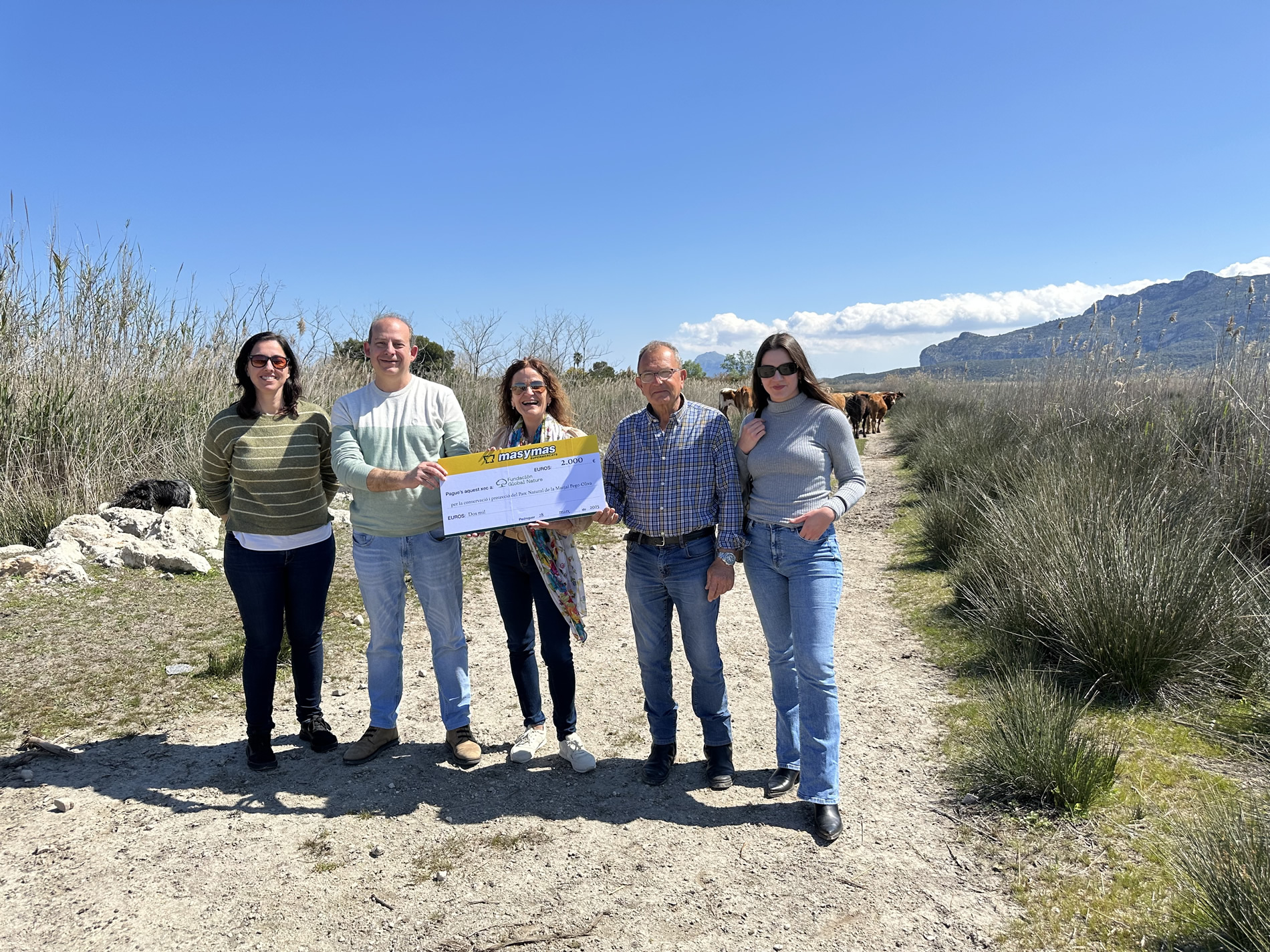 Masymas Supermercados y la Fundación Global Nature se unen para la conservación del Parque Natural de la Marjal de Pego-Oliva