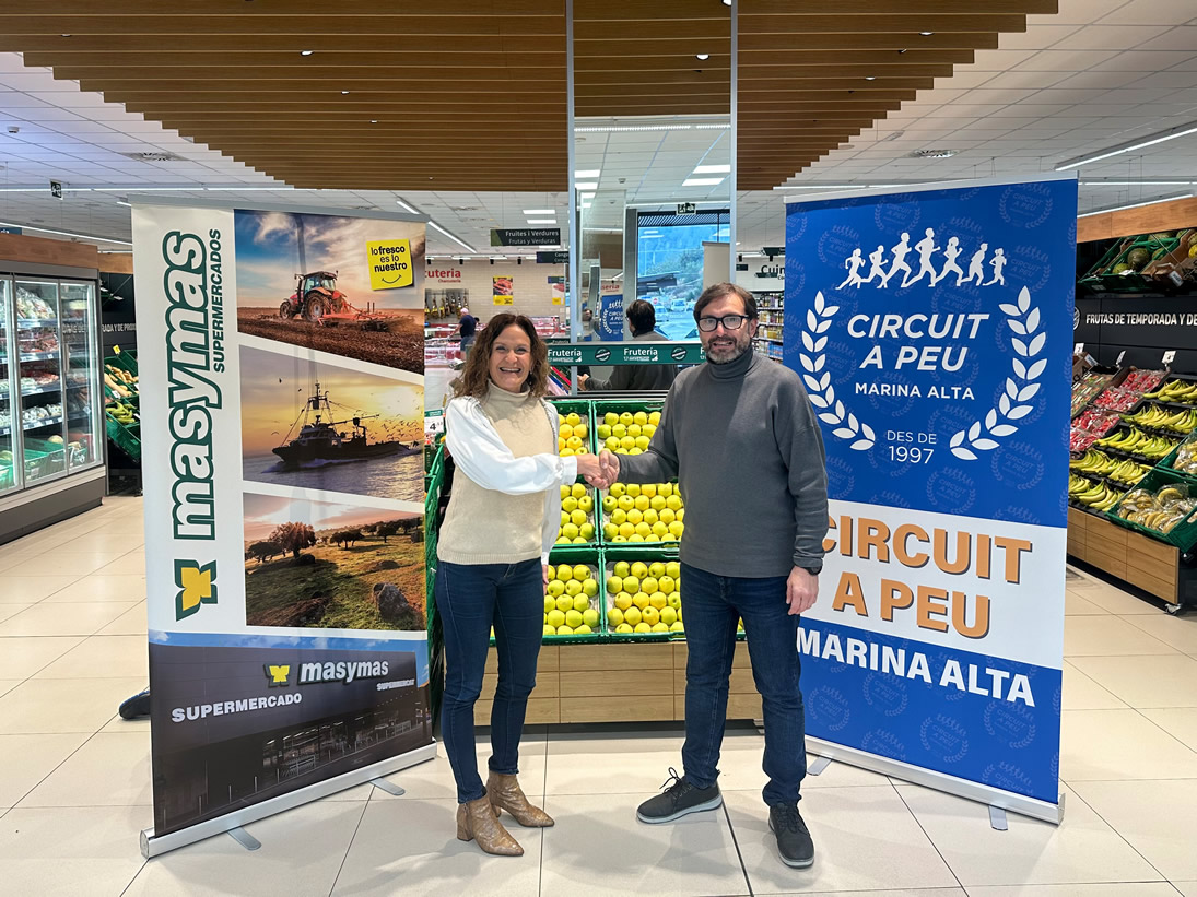 Masymas Supermercados patrocina el avituallamiento saludable al Circuit a Peu a la Marina Alta