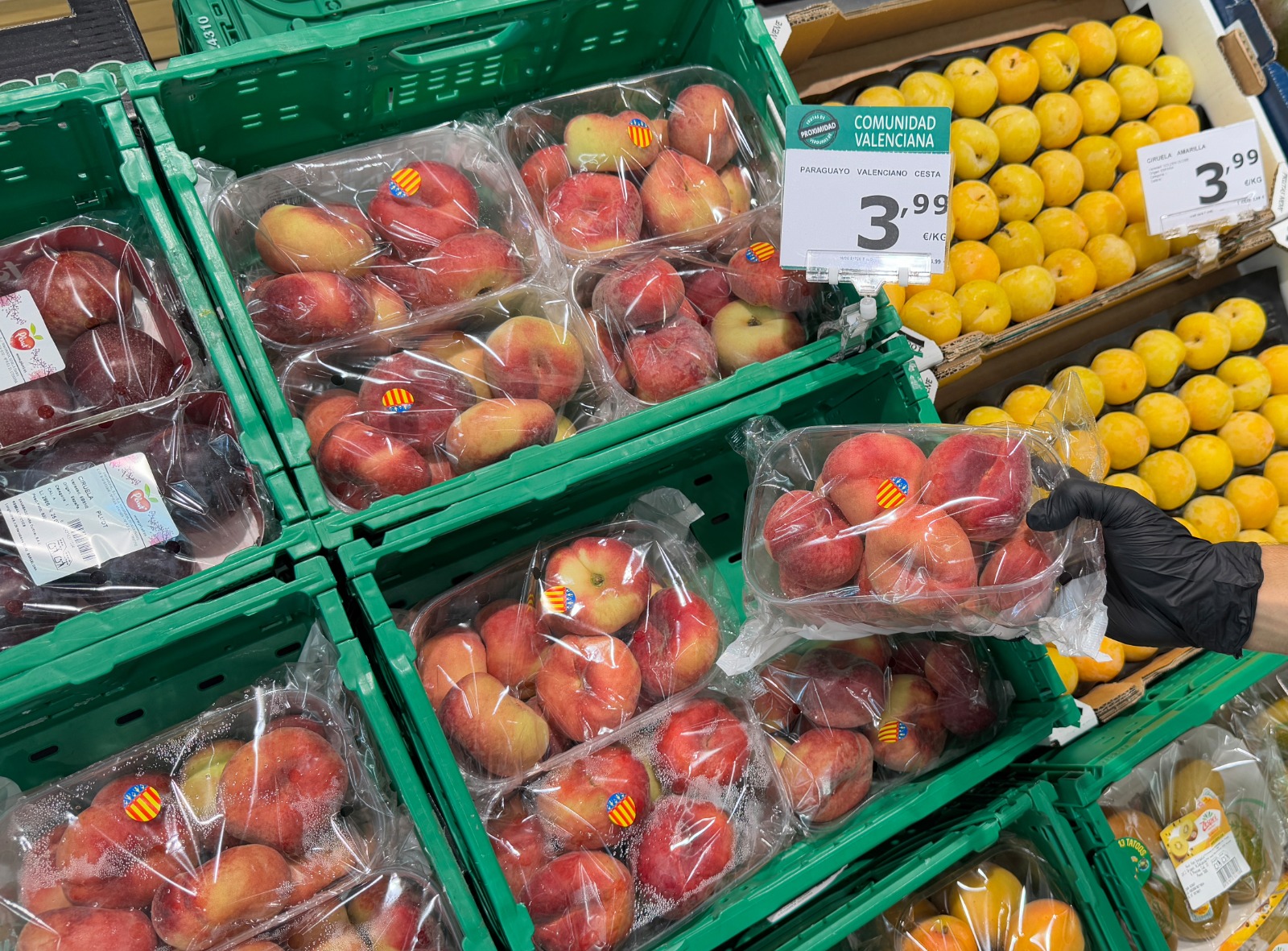 Masymas supermercados (Juan Fornés Fornés) comprará 375 toneladas de fruta de verano a los productores de la Comunidad Valenciana