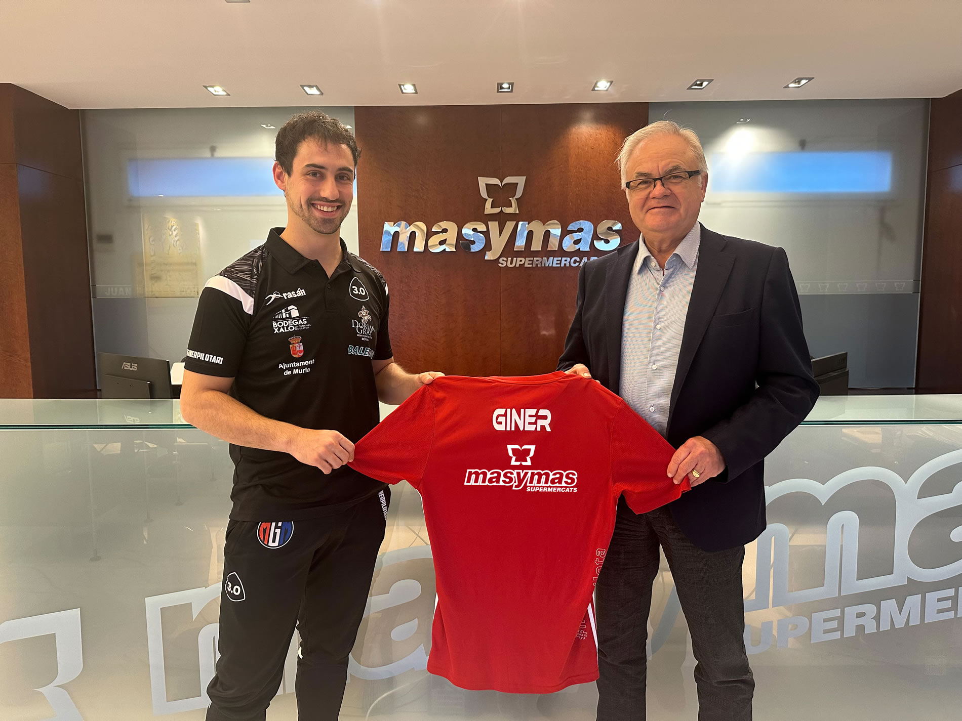 Masymas renueva el patrocinio al pilotari Marc Giner